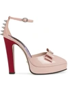 GUCCI PATENT LEATHER PUMP WITH BOW