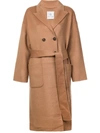ANINE BING DYLAN BELTED DOUBLE-BREASTED COAT