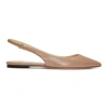 JIMMY CHOO JIMMY CHOO PINK LEATHER ERIN BALLERINA FLATS