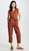 SEA ROMY QUILTED JUMPSUIT