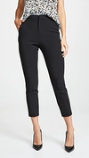 L'agence Ludivine Crease Front Crop Trousers In Black