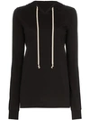 RICK OWENS BABEL HOODED COTTON T