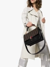 FENDI FENDI BLACK AND BROWN KAN I SHOULDER BAG,8BT283A5TY13377525