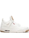 JORDAN JORDAN AIR JORDAN 4 RETRO SNEAKERS - 白色