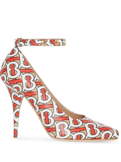 Burberry Wiltkin Ankle Strap Pump In Multicolour
