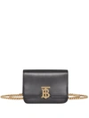 BURBERRY LEATHER BELTED TB BAG