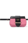 PRADA SIDONIE TWO-TONE LEATHER BELT BAG