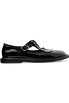BURBERRY PATENT-LEATHER LOAFERS