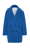 MAX MARA ADENIA DOUBLE-BREASTED ALPACA-BLEND COAT,736454