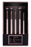 LUXIE ROSE GOLD EYE ESSENTIAL BRUSH SET,7004