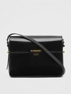 BURBERRY Large Patent Leather Grace Bag