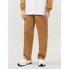 BURBERRY BELTED COTTON-TWILL TROUSERS