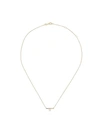 MATEO 14KT GOLD AND DIAMOND BAR NECKLACE