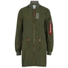 ALPHA INDUSTRIES MA-1 ARMY GREEN SHELL PARKA,3432885