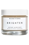 HERBIVORE BOTANICALS BRIGHTEN PINEAPPLE ENZYME + GEMSTONE INSTANT GLOW MASK,HB049