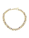 TEMPLE ST CLAIR Royal BM 18K Yellow Gold, Moonstone, Aquamarine, Tanzanite & Diamond Necklace