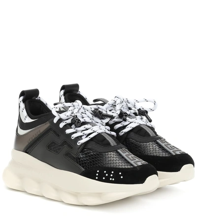 Versace Chain Reaction Sneakers - 黑色 In Black