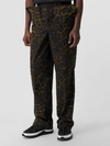BURBERRY Relaxed Fit Leopard Print Cotton Trousers