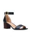 MICHAEL MICHAEL KORS LENA FLEX MID LEATHER ANKLE STRAP SANDALS