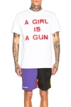 PLEASURES GIRL IS A GUN TEE
