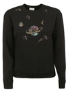 SAINT LAURENT SPACE PRINT SWEATSHIRT,10848596