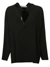GIVENCHY HOODED BLOUSE,10848541