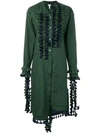 LOEWE TASSEL EMBELLISHED SHIRT DRESS