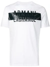 ARMANI EXCHANGE LOGO PATCH STRIPE T