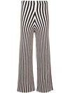 CIRCUS HOTEL striped cropped trousers