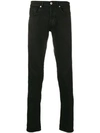 Dondup Distressed Straight Leg Jeans In Black