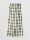 BURBERRY Vintage Check Lightweight Wool Silk Scarf