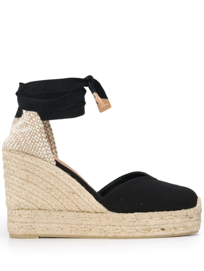 Castaã±er Chiara Heeled Espadrilles In Black