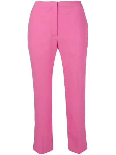 Mulberry Tailored Cropped Trousers - 粉色 In Shocking Pink