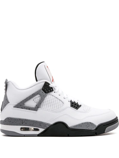 JORDAN AIR JORDAN 4 RETRO "WHITE CEMENT" SNEAKERS