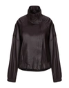 VINCE Leather jacket,41876069XQ 3