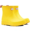 Hunter Women's Original Short Play Wedge Rain Boots In Yellow