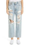 R13 RIPPED BOYFRIEND JEANS,R13W5083-908