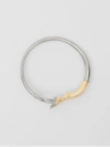 BURBERRY Gold and Palladium-plated Hoof and Hoop Bracelet