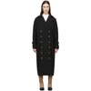 TOTÊME TOTEME BLACK PISA TRENCH COAT