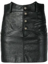 SAINT LAURENT HIGH-WAISTED MINI SKIRT