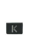 KENZO K-BAG LEATHER COIN PURSE