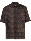 FENDI GEOMETRIC PATTERNED SHIRT