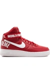 NIKE AIR FORCE 1 HIGH SUPREME SP "RED" SNEAKERS