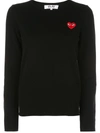 COMME DES GARÇONS PLAY HEART LONG SLEEVE T-SHIRT