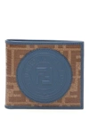 FENDI FENDI LOGO EMBOSSED BIFOLD WALLET