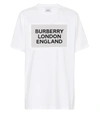 BURBERRY PRINTED STRETCH COTTON T-SHIRT,P00382311