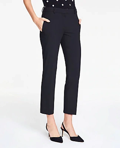 Ann Taylor The Ankle Pant In Bi-stretch In Black