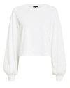 THE RANGE THE RANGE STARK CROPPED JERSEY PULL-OVER,060033803993