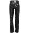 Eytys Cypress Tar High-rise Straight Jeans In Black