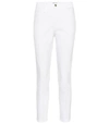 Frame Le High Straight Double Needle Jeans In White